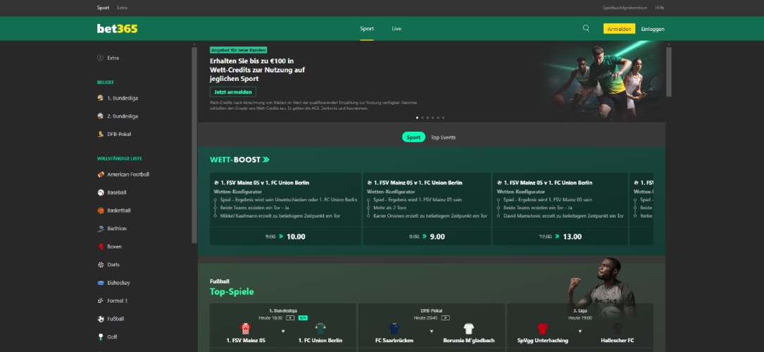 bet365 Sportwetten Österreich