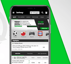 Betway Sportwetten App