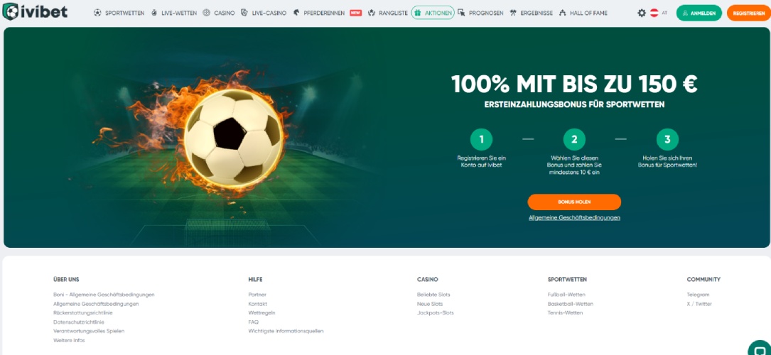 Ivibet Sportwetten Österreich