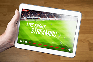 Einige Buchmacher bieten einen Live-Stream-Service an